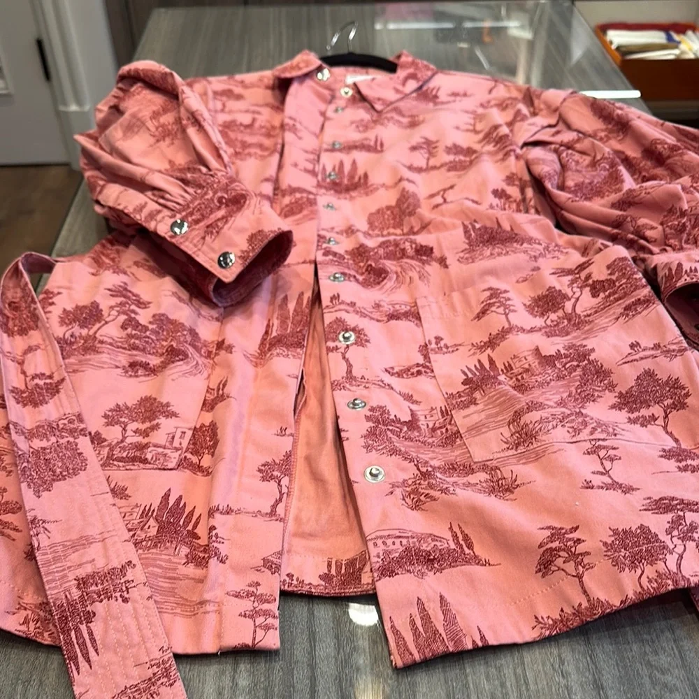 Pink ASOS Patterned Button-Up Shirt - Picture 2 of 9
